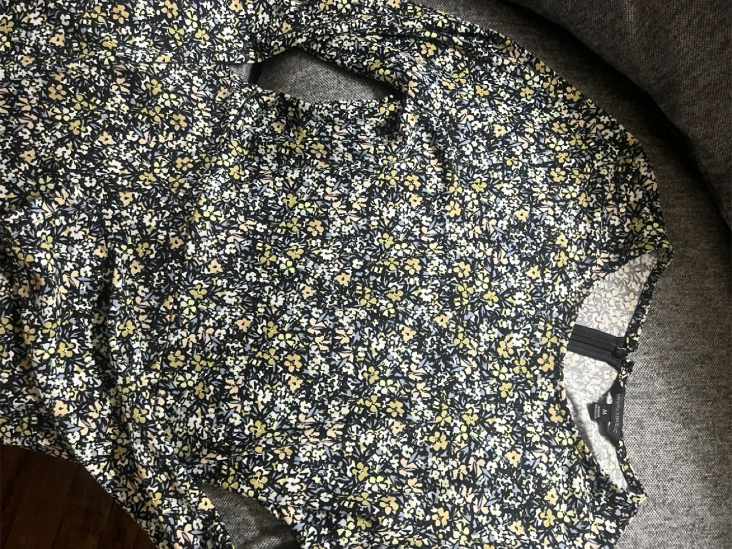 Floral Print Long Sleeve Dress image indicator(2)