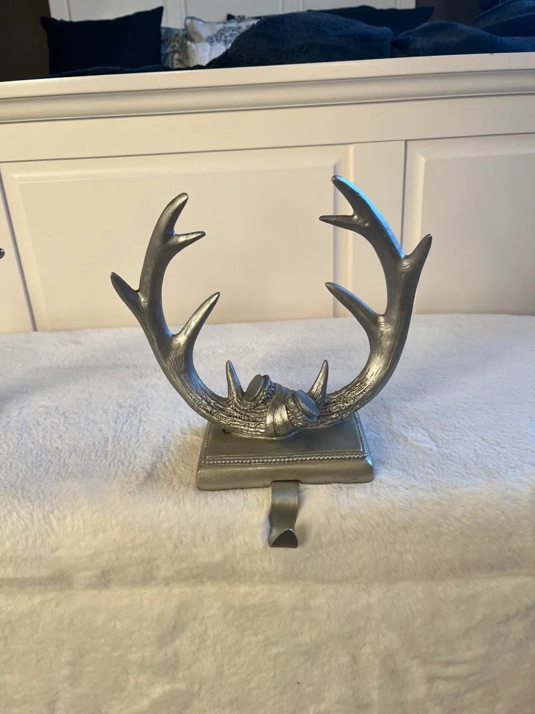 Antler Christmas Stocking Holders - Set of 2