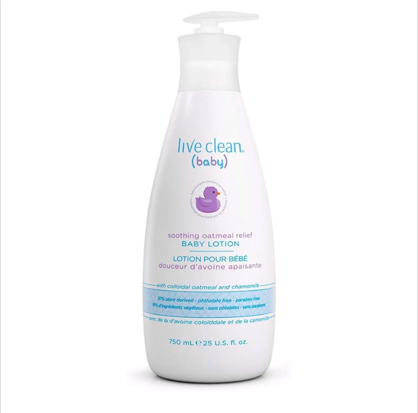 Live Clean Baby Soothing Oatmeal Relief Lotion 750mL