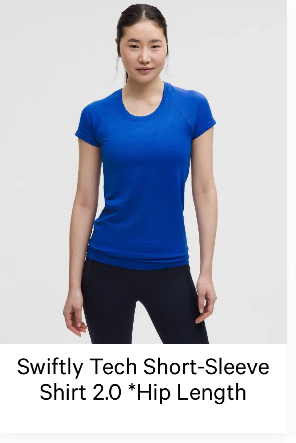 Lululemon Swiftly Tech Short-Sleeve Shirt 2.0 - Blue