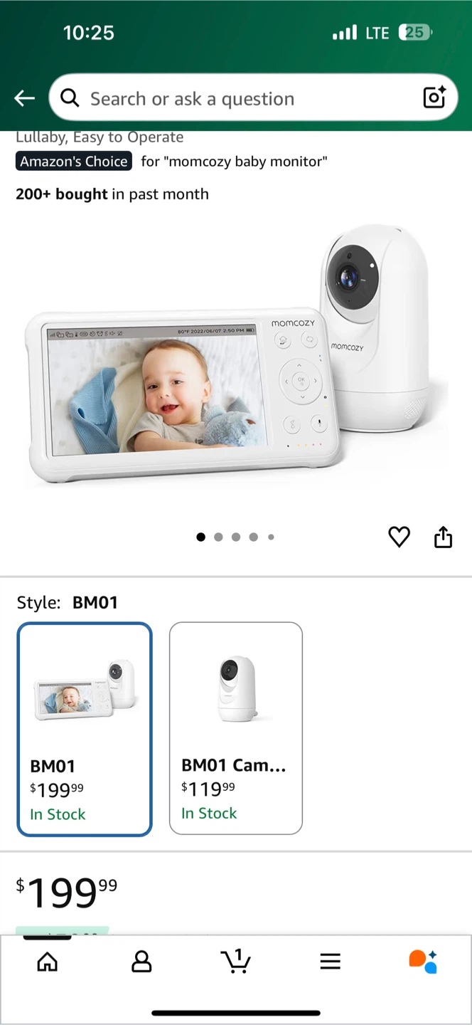 Momcozy BM01 Baby Monitor - Like New! - photo 3