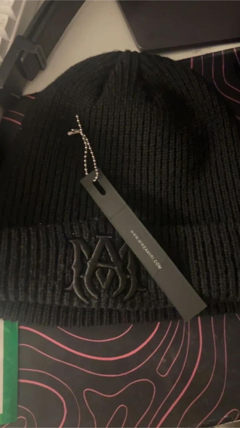 AMIRI Black Beanie