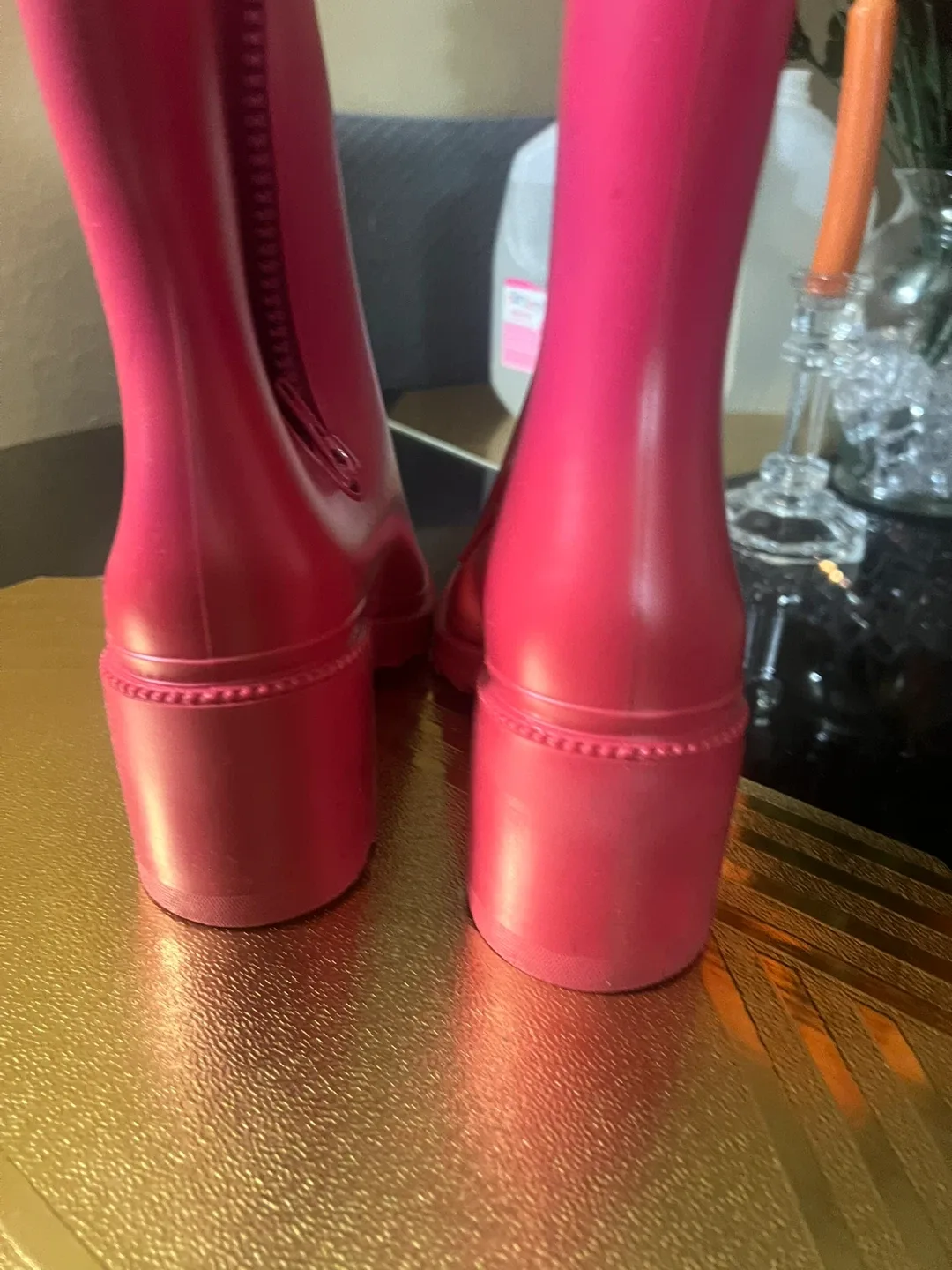 INC International Concepts Pink Rain Boots image indicator(3)