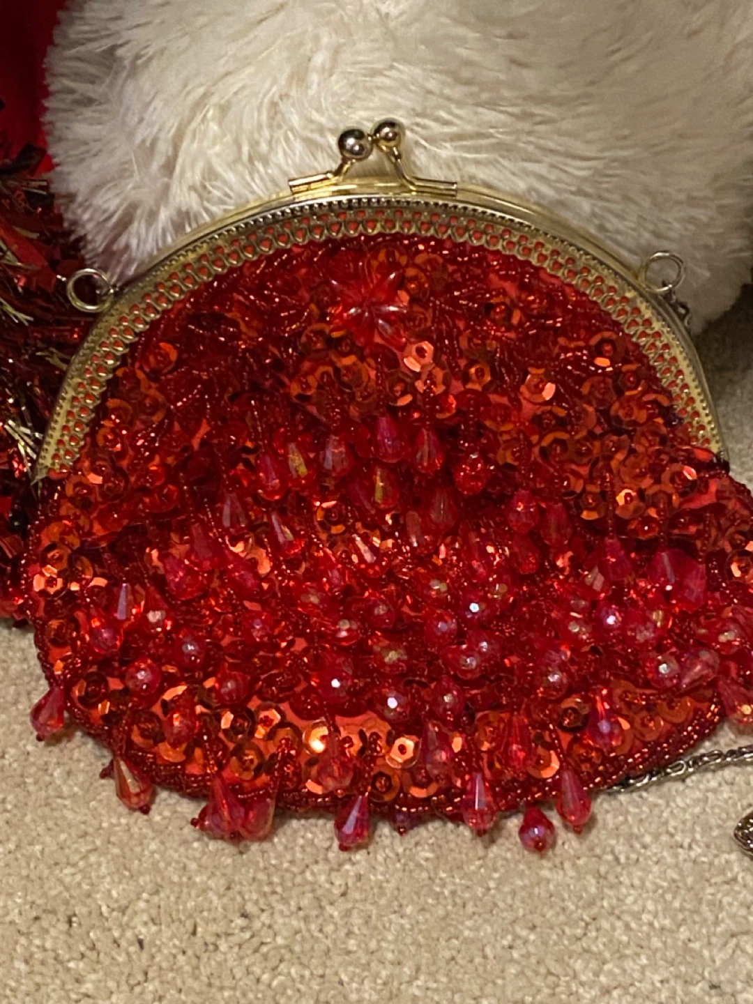 Set of 2 Red & Gold Clutch/Purses! - photo 5