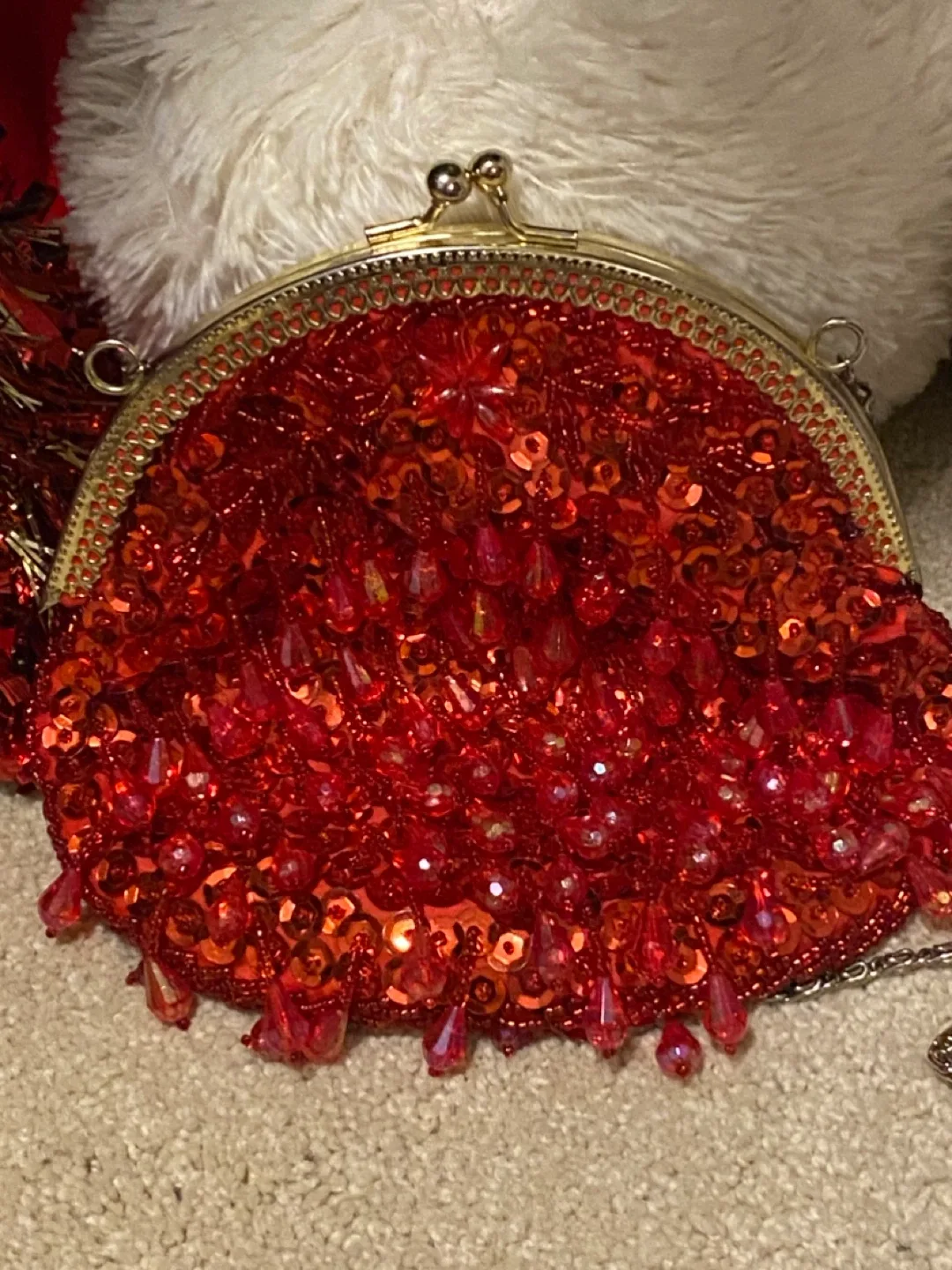 Set of 2 Red & Gold Christmas Clutch/Purses! image indicator(5)