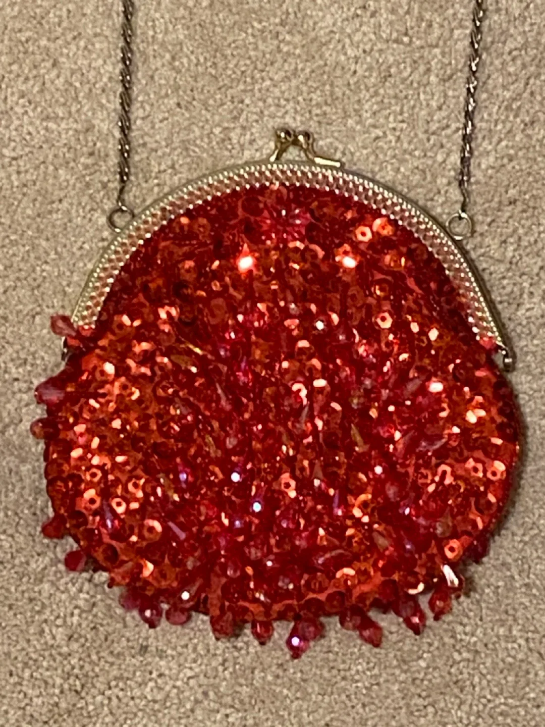 Set of 2 Red & Gold Christmas Clutch/Purses! image indicator(2)