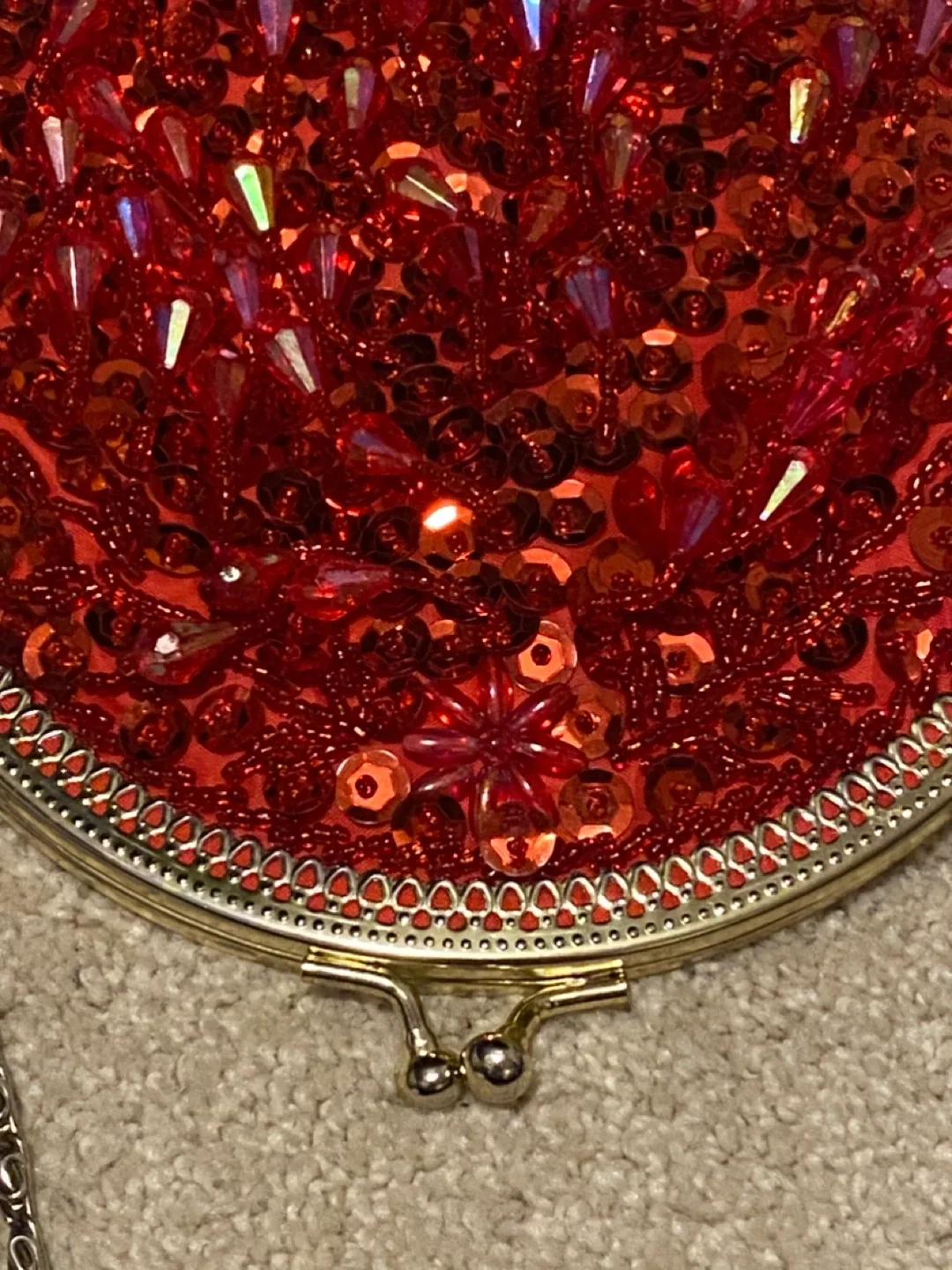 Set of 2 Red & Gold Christmas Clutch/Purses! image indicator(9)