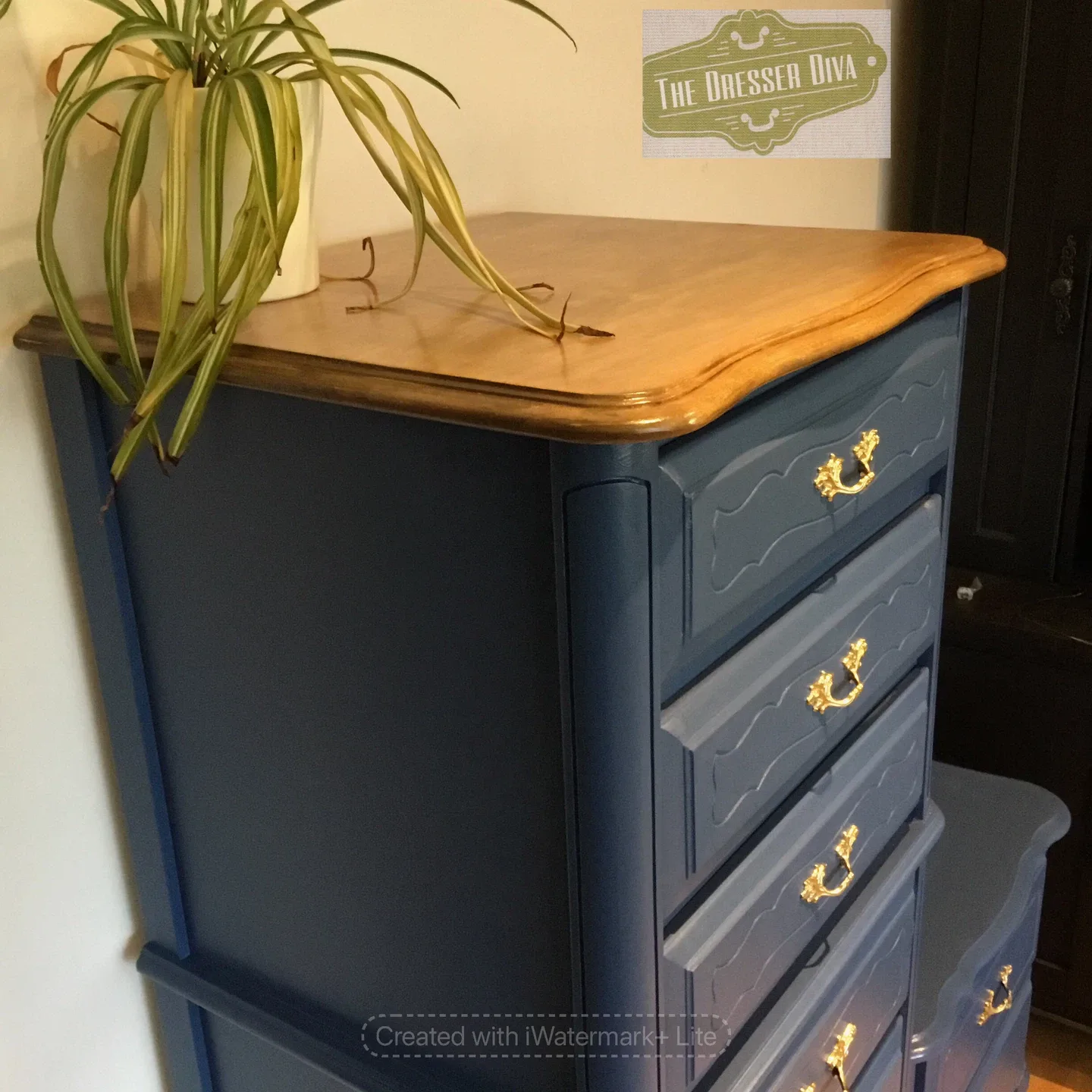 Blue Lingerie Dresser and Nightstand image indicator(3)