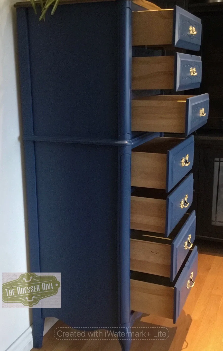 Blue Lingerie Dresser and Nightstand image indicator(4)