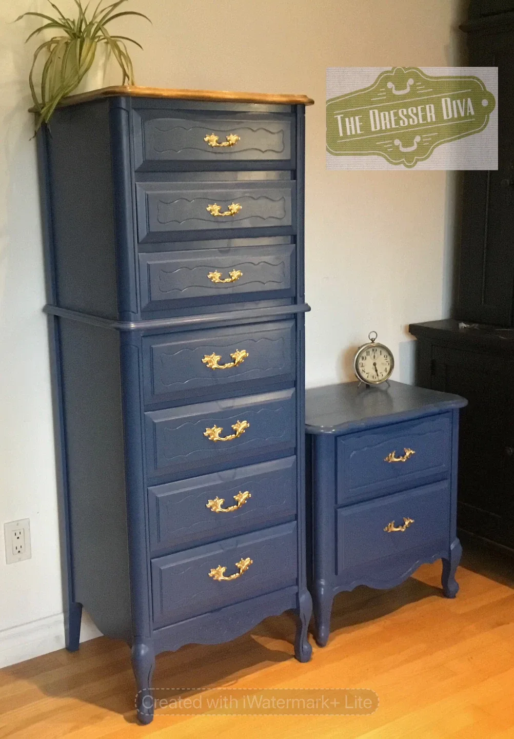 Blue Lingerie Dresser and Nightstand image indicator(6)