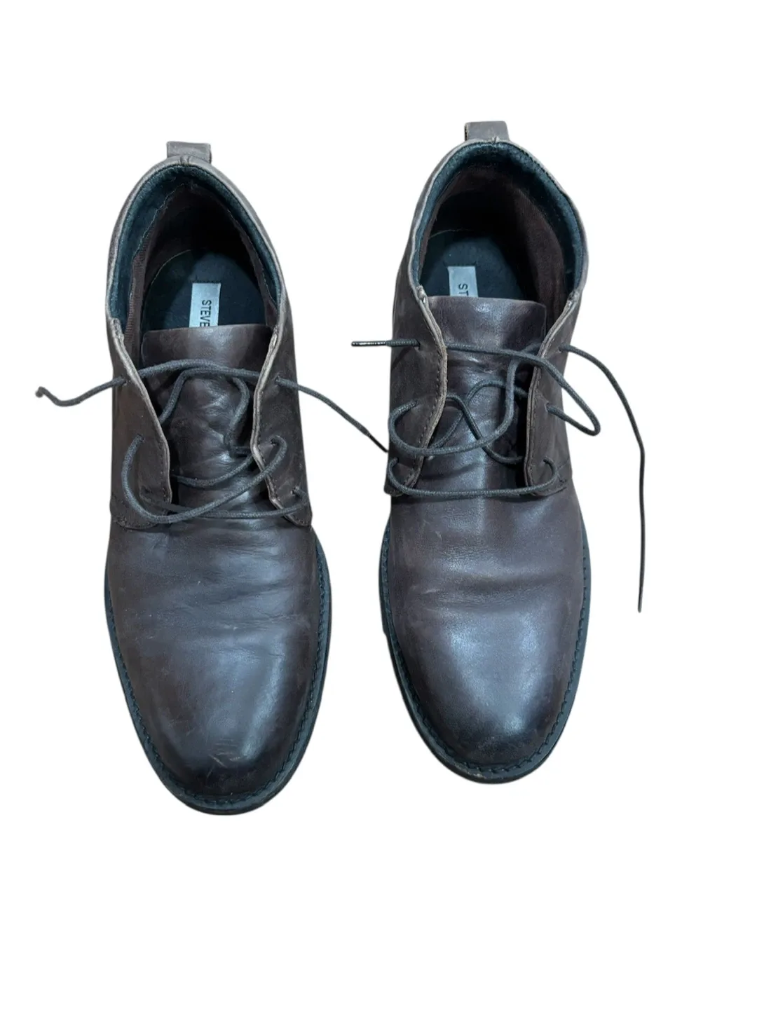 Steve Madden Brown Leather Chukka Boots