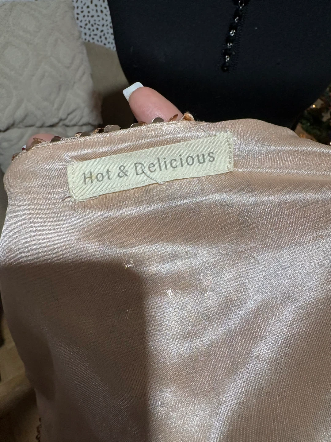 Hot & Delicious Sequin Top - Size M - photo 4