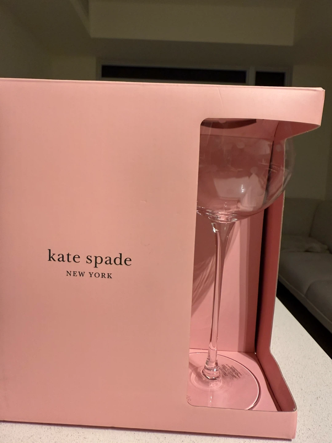 Kate Spade Larabee Dot Balloon Glass Set of 4