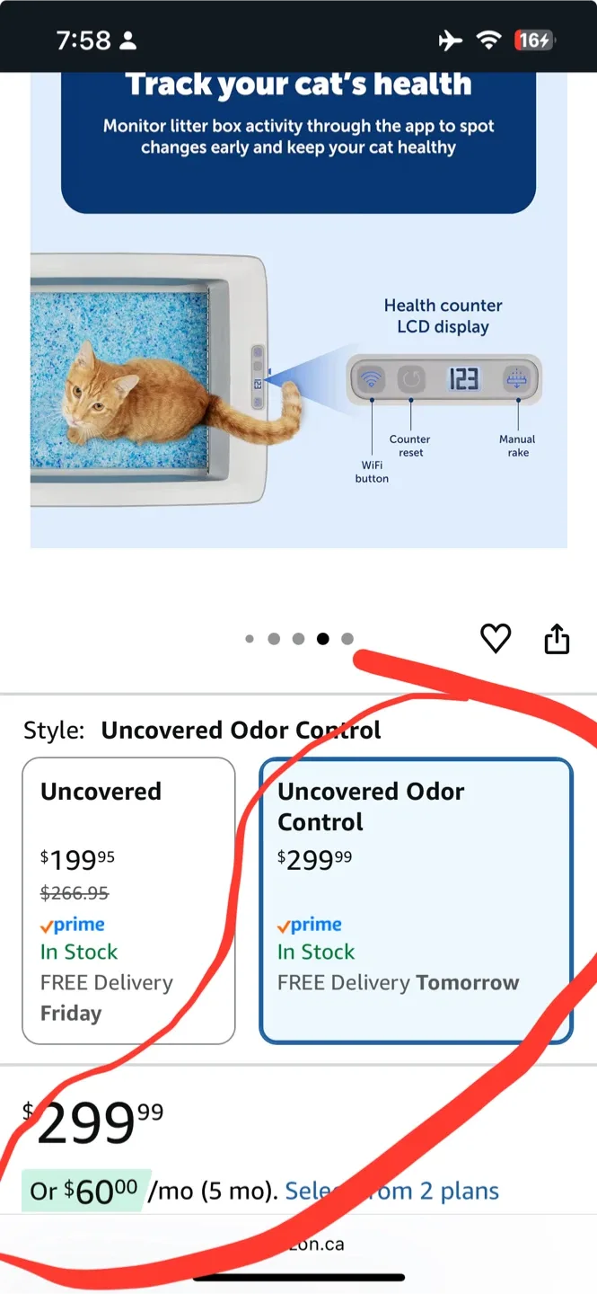 PetSafe ScoopFree Self-Cleaning Cat Litter Box image indicator(2)
