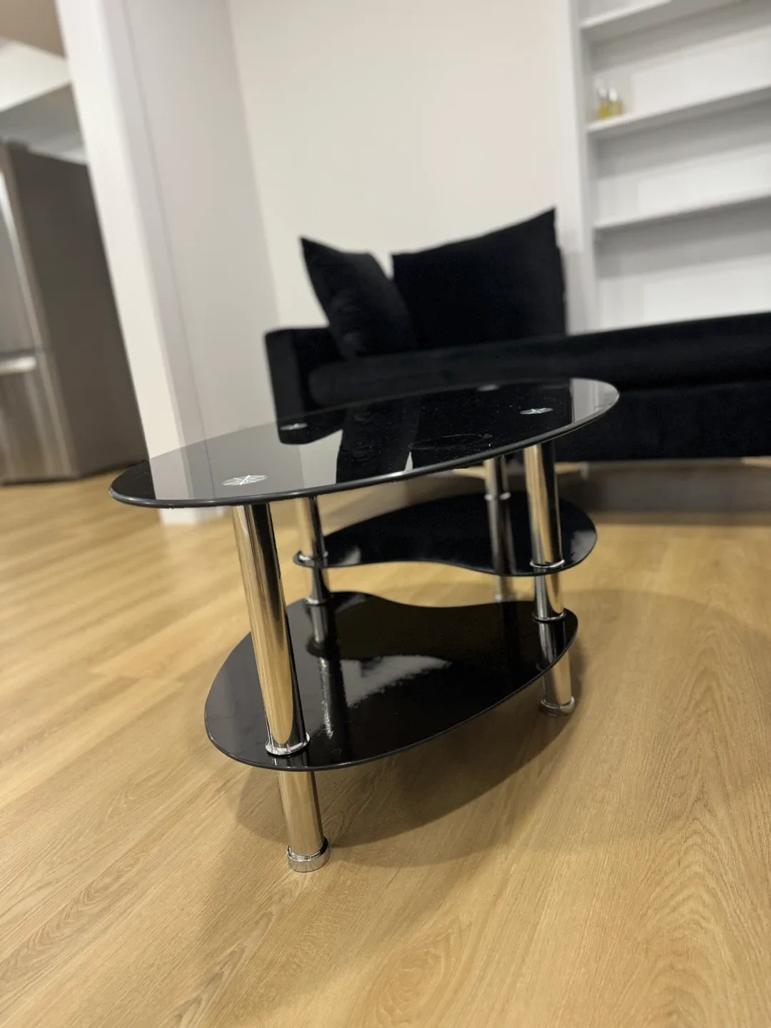 Black Glass Coffee Table