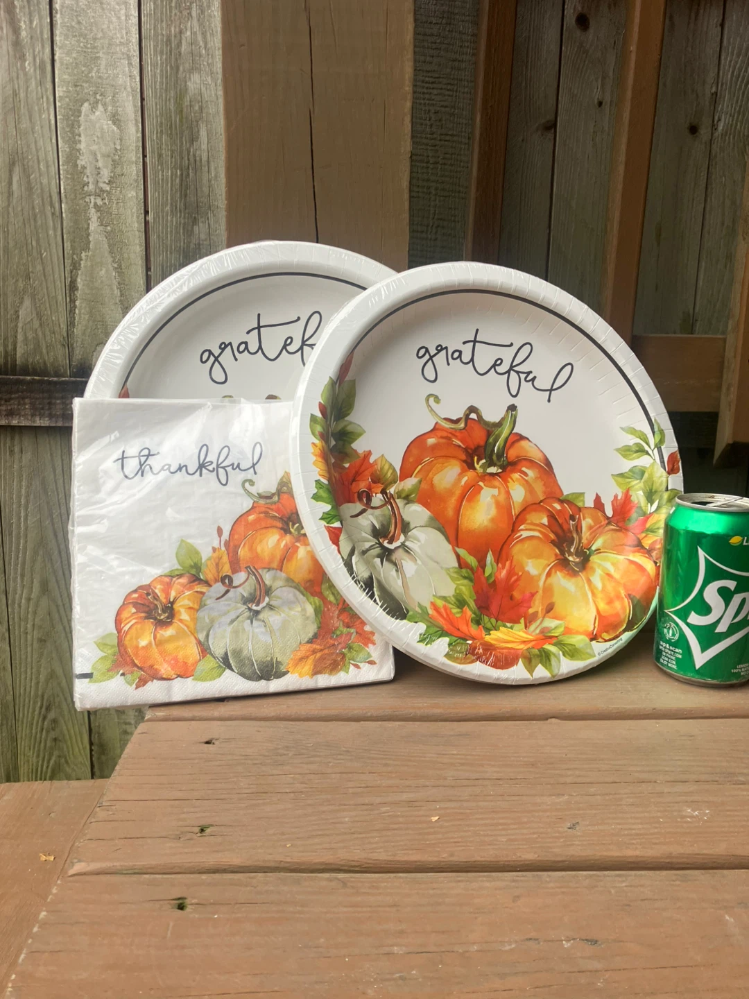 16 Thanksgiving Plates - 20 Napkins - Brand New - photo 5
