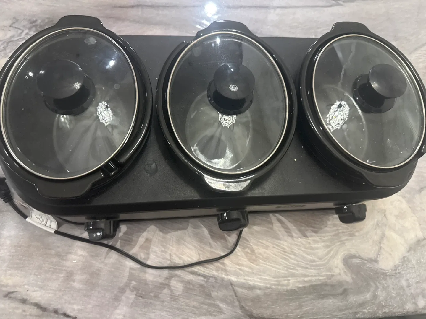 TRU Triple Slow Cooker Buffet Server