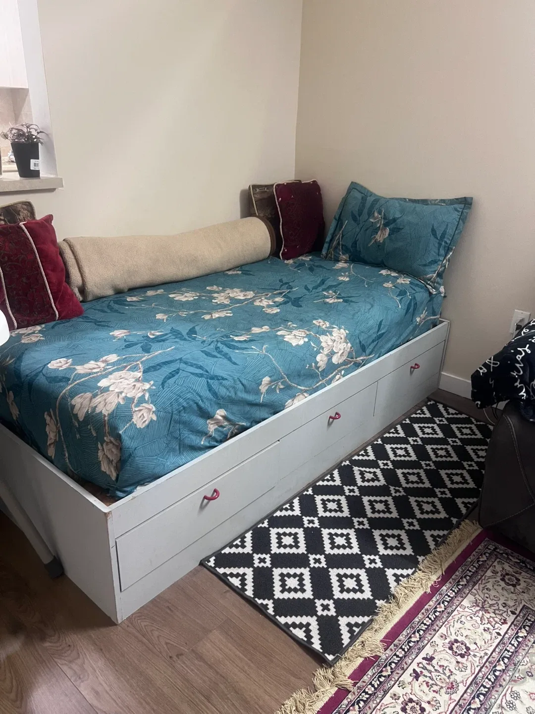 Single Bed Frame with Storage
