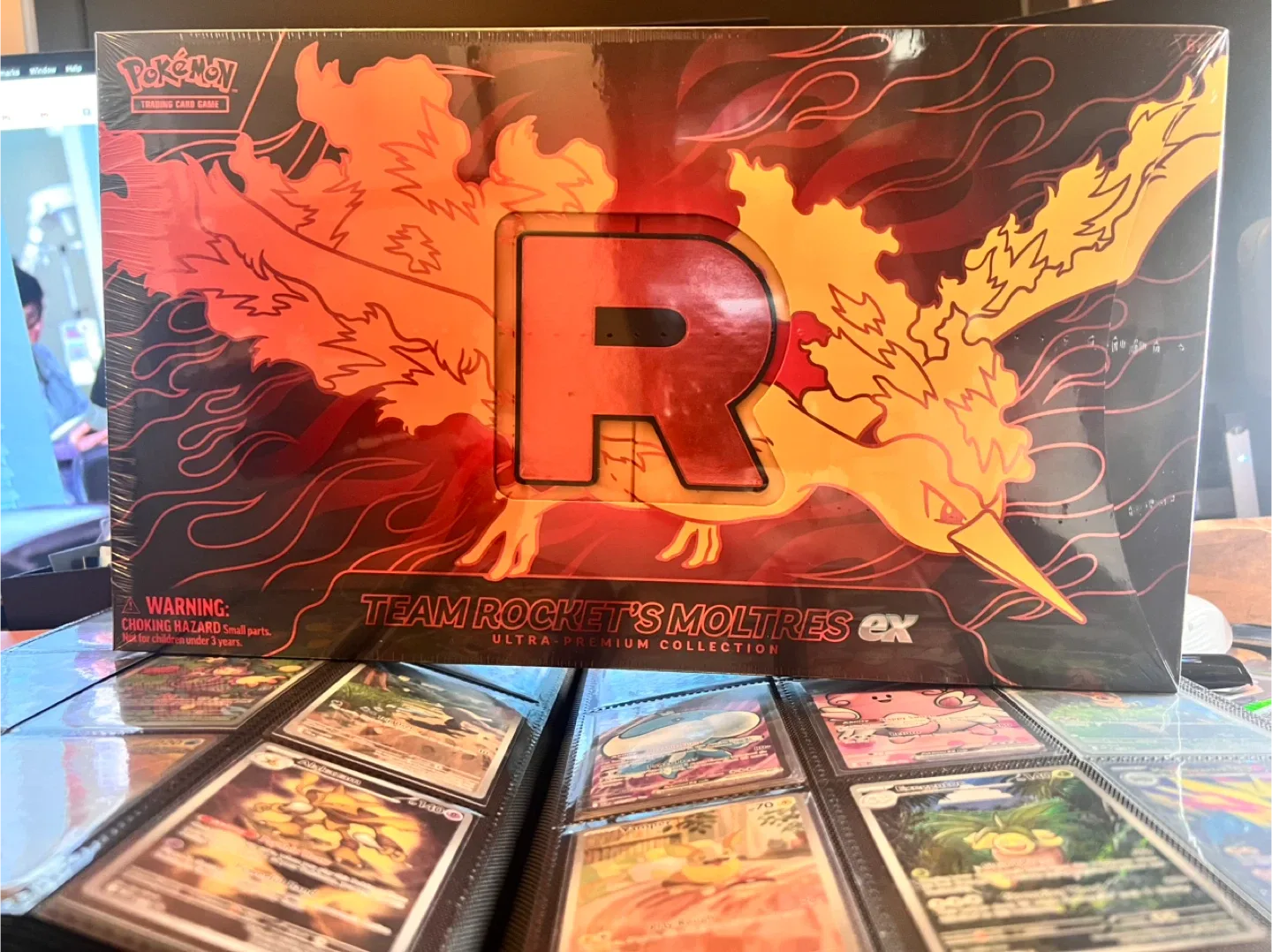 New Pokemon TCG Team Rocket's Moltres ex UPC image indicator(3)