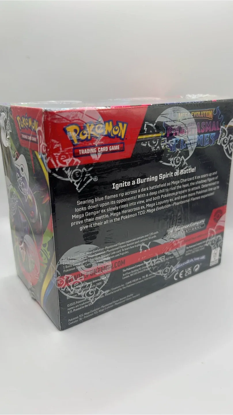 New Pokémon TCG: Mega Evolution Phantasmal Flames Booster Box image indicator(6)