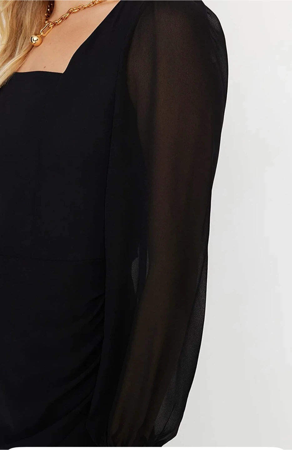 New - Trendyol Black Mini Dress XS - photo 3