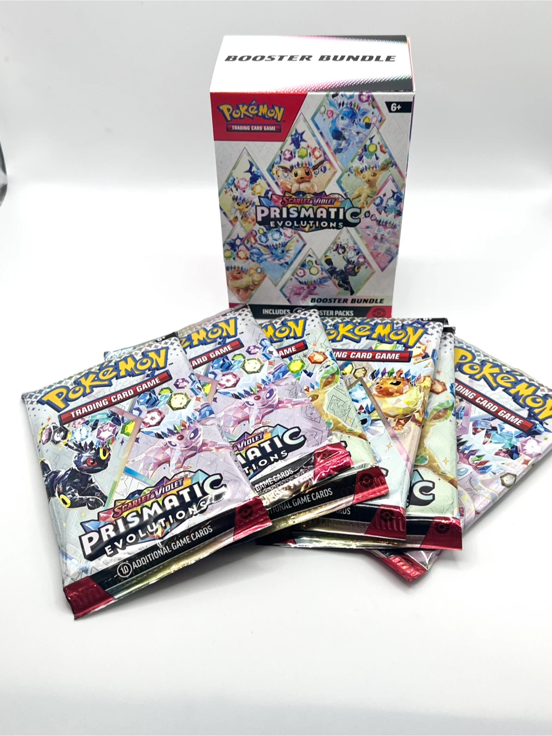 Pokemon TCG Scarlet & Violet Prismatic Evolutions Booster Bundle