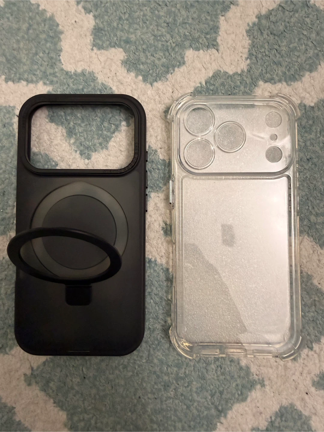 iPhone Cases: Black MagSafe & Clear IPHONE 17 pro! $20 for 2