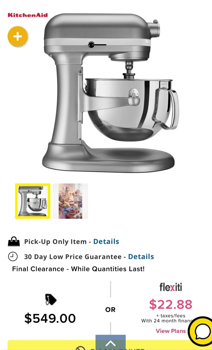 KitchenAid ProLine Stand Mixer - 6QT image indicator(2)