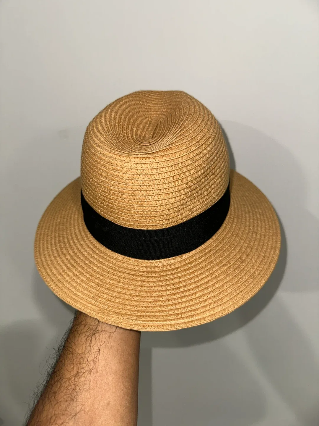 H&M Straw Fedora Hat - Size M