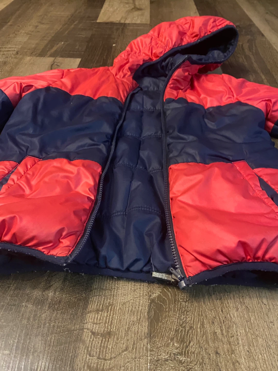 Esprit reversible kids winter jacket 5-6 yrs old - photo 2