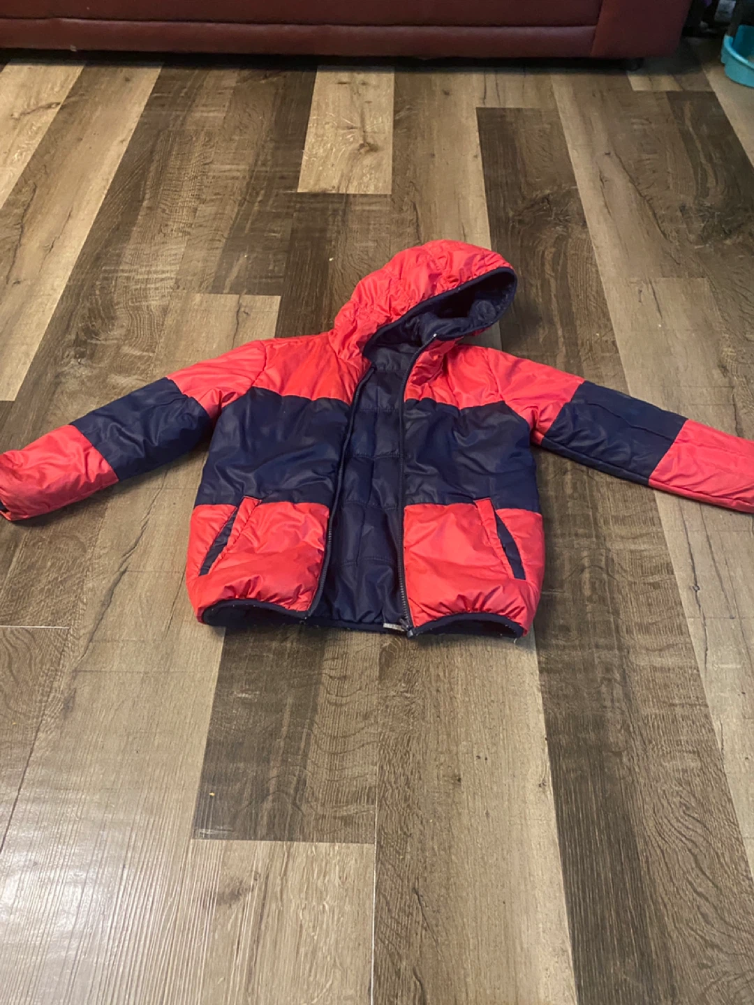 Esprit reversible kids winter jacket 5-6 yrs old