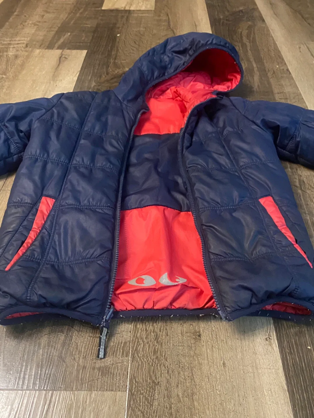 Esprit reversible kids winter jacket 5-6 yrs old image indicator(6)