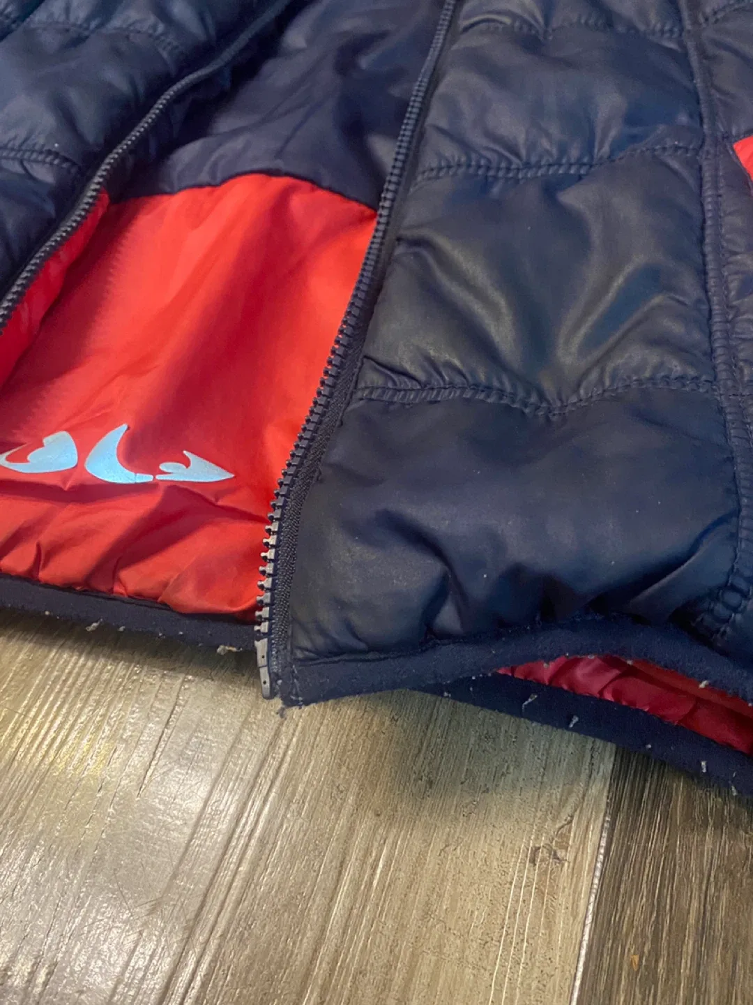 Esprit reversible kids winter jacket 5-6 yrs old image indicator(9)