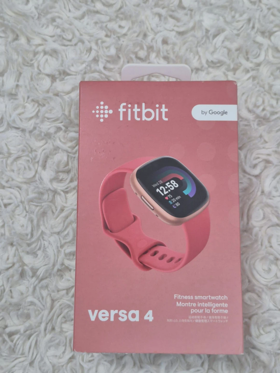 Fitbit Versa 4 Fitness Smartwatch - Rosewater