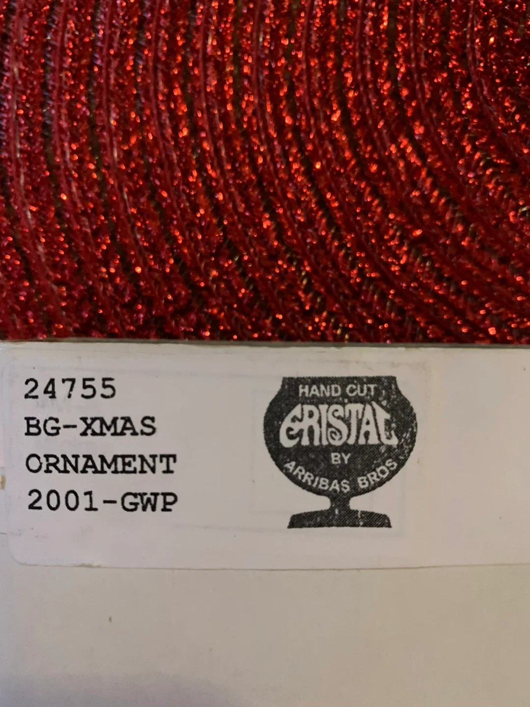 Arribas Bros Disney Crystal Ornament - Best Guest 2001 image indicator(4)