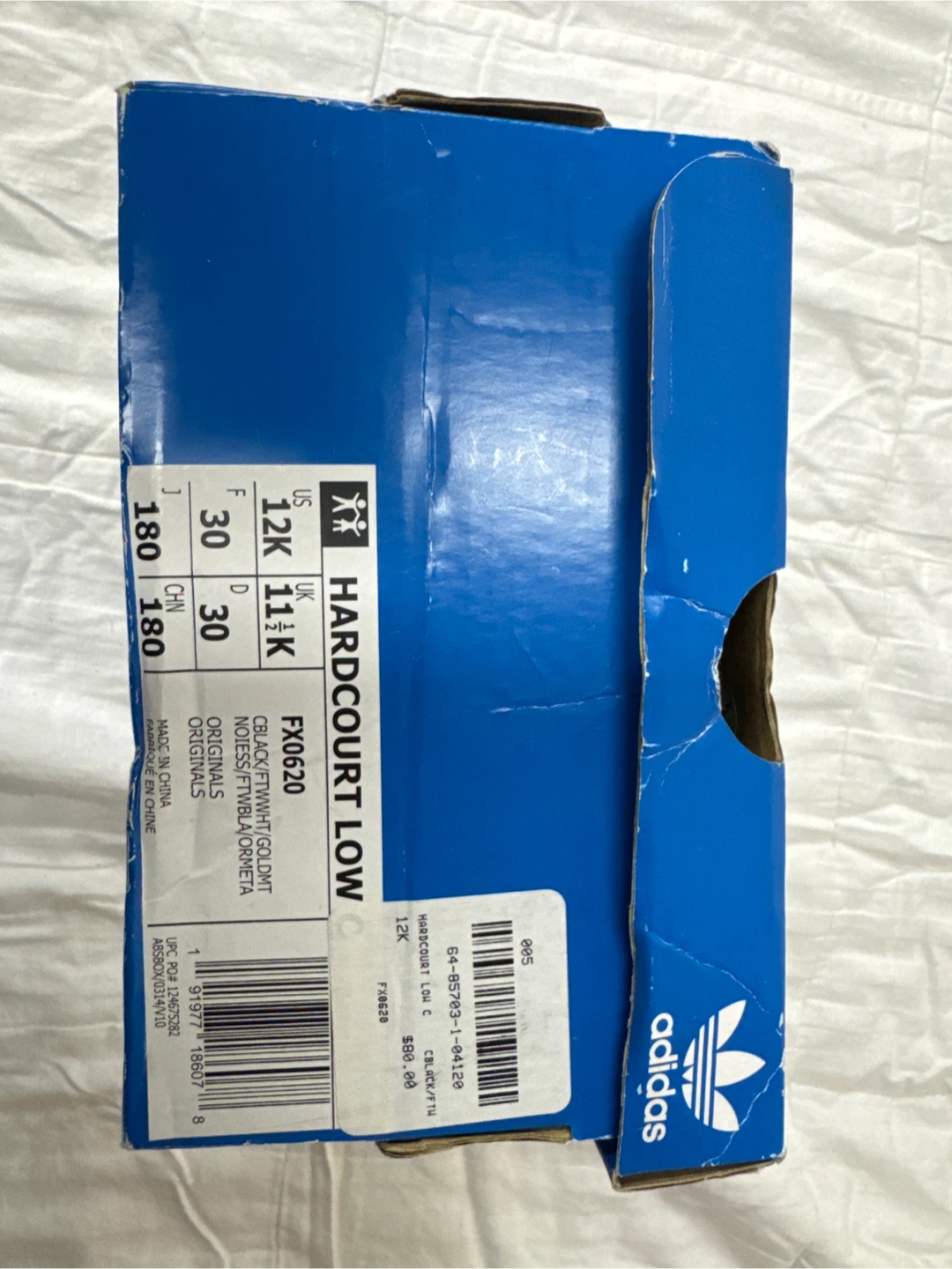 Adidas Hardcourt Low Kids Size 12K - photo 2
