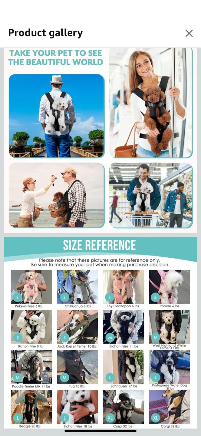 SlowTon Pet Carrier Backpack - Black image indicator(4)