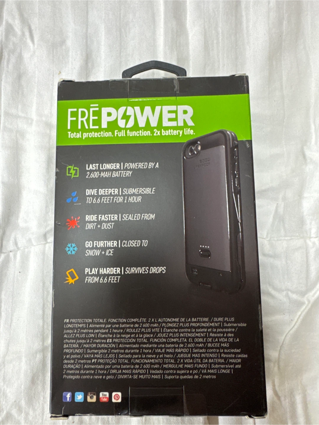 LifeProof FRĒ POWER iPhone 6 Case - 2x Battery - photo 3