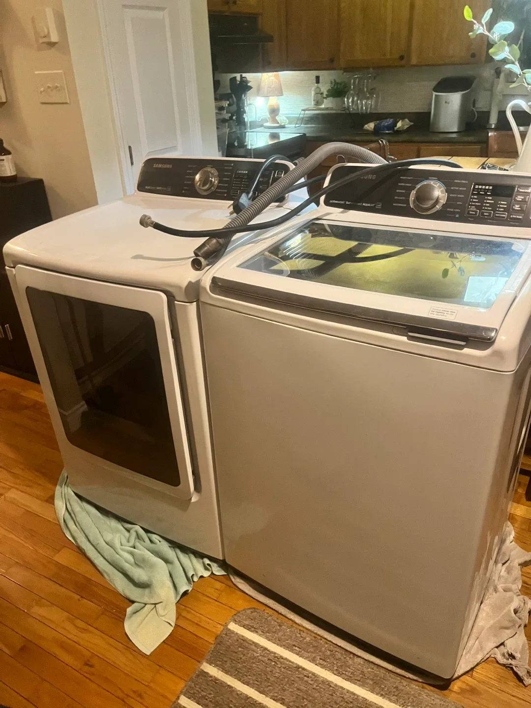 Samsung Washer and Dryer Set - White