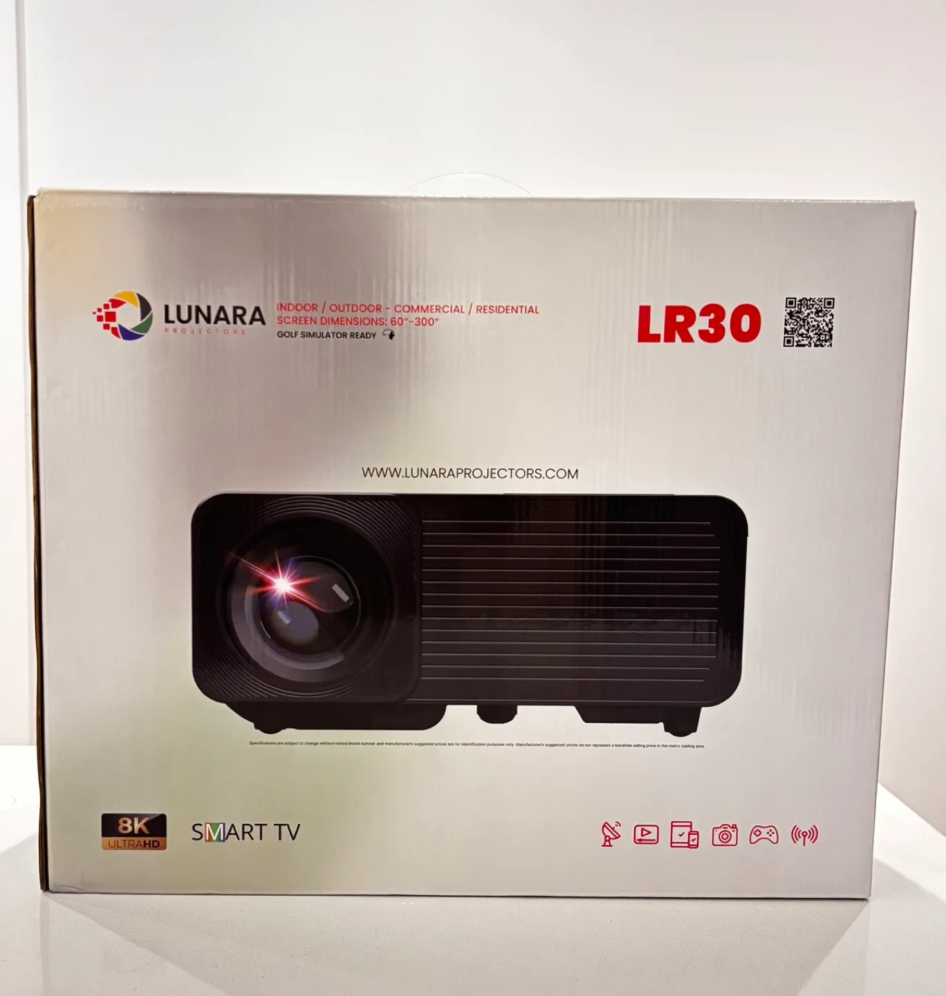 Ensemble Cinéma Maison 8K – Projecteur + Écran 72’’ image indicator(3)