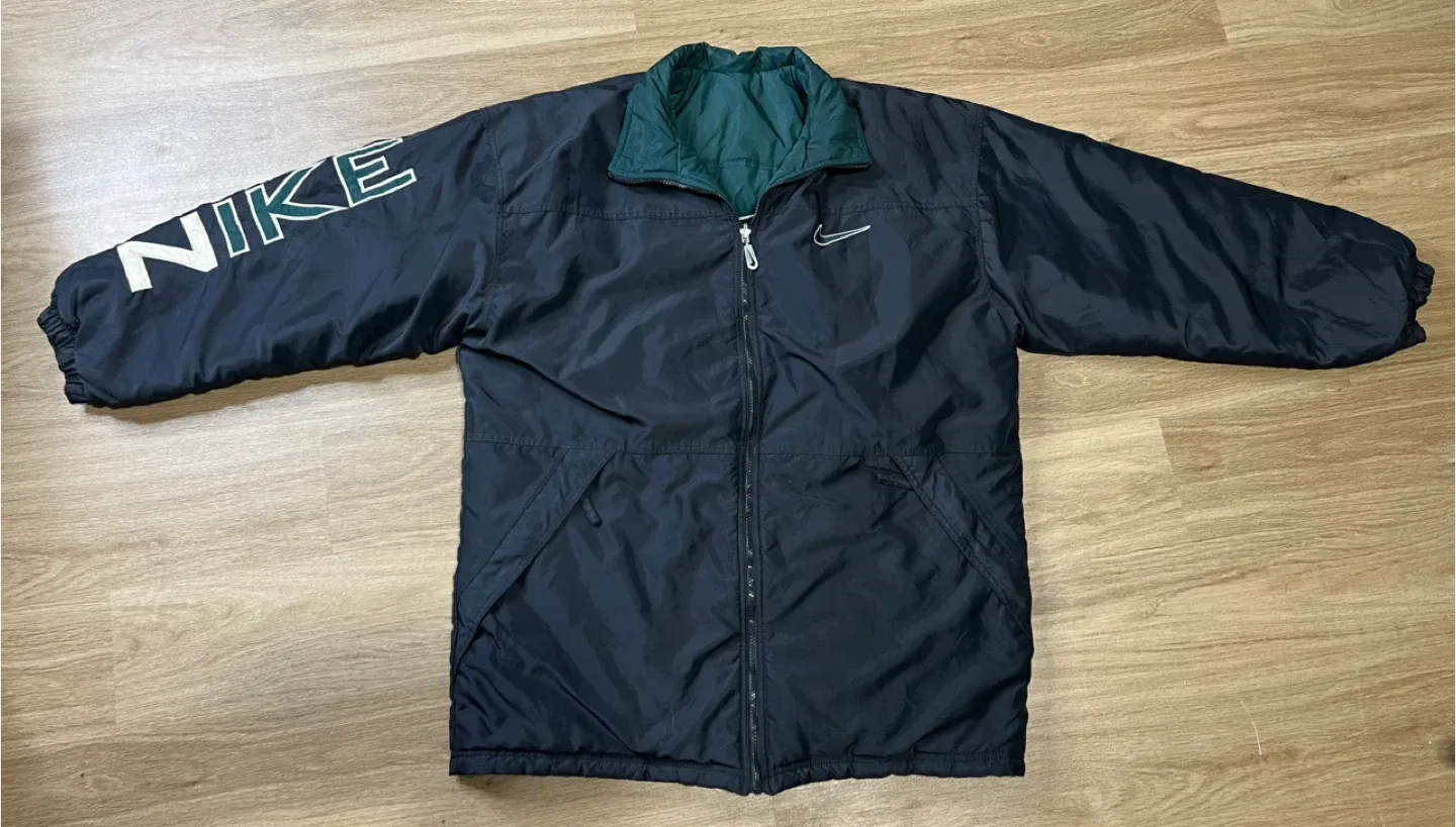 Vintage Nike 1990’s Reversible Puffer Jacket Mens M (Oversize) image indicator(4)