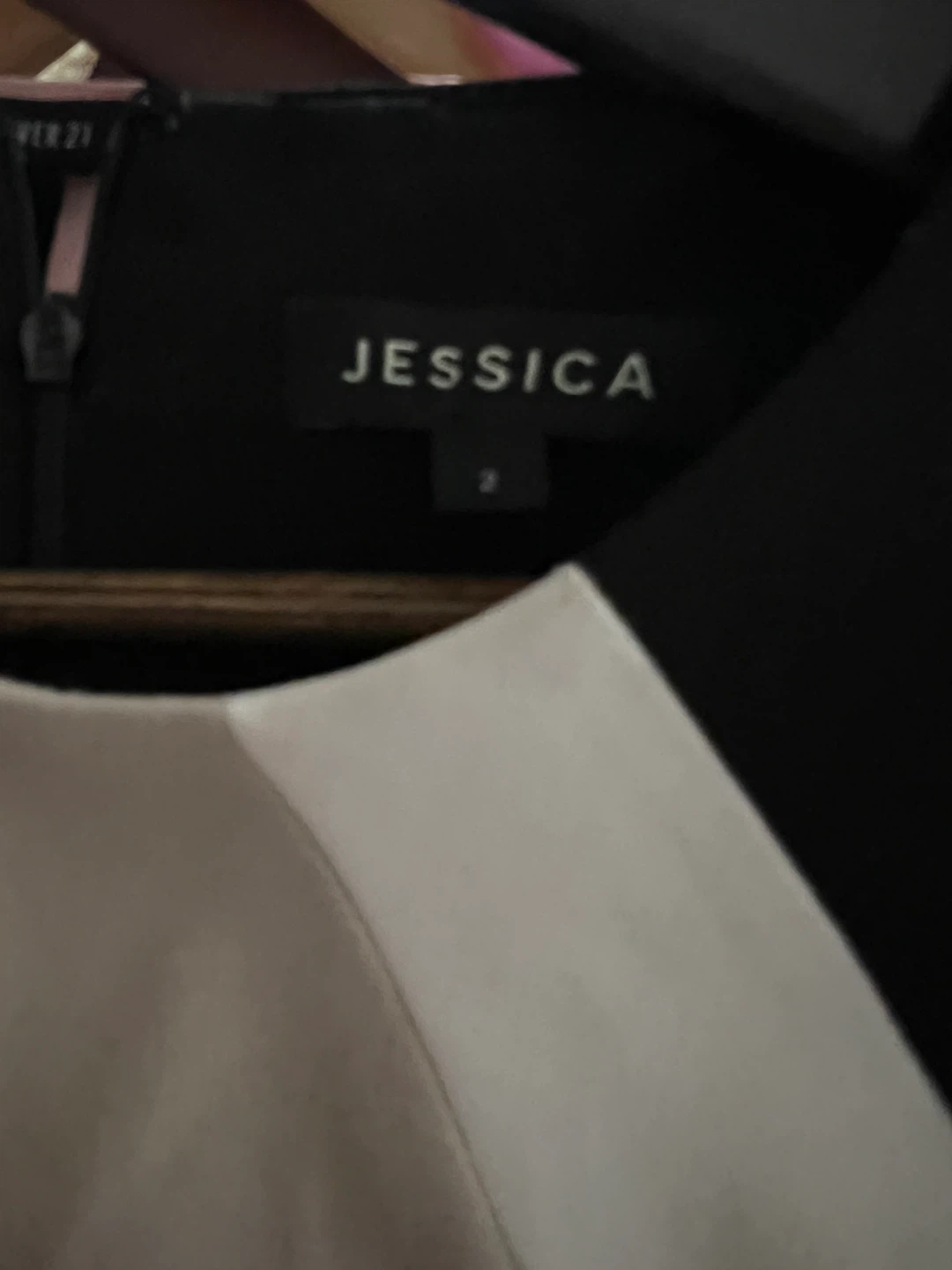 Jessica Black & Beige Dress - Size 2 - photo 2