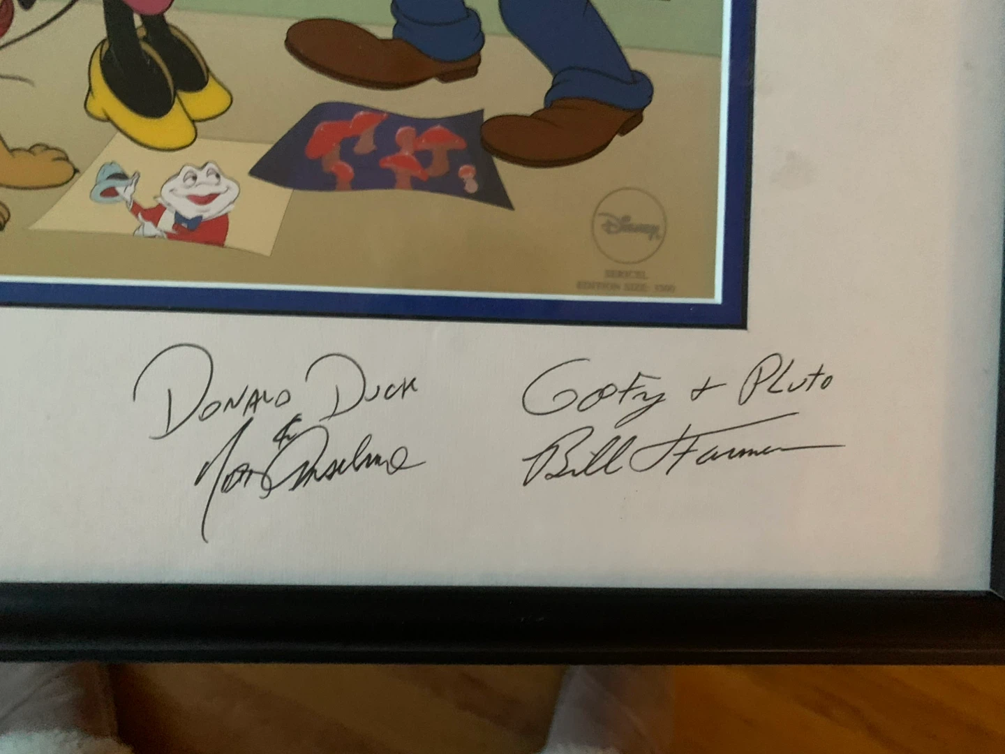 Disney 75 Years Sericel “Fab Five Story Session” - photo 3