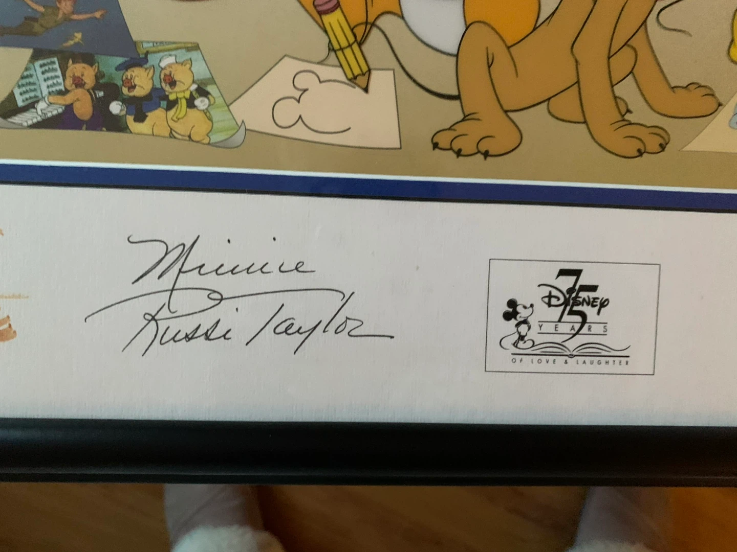 Disney 75 Years Sericel “Fab Five Story Session” - photo 4
