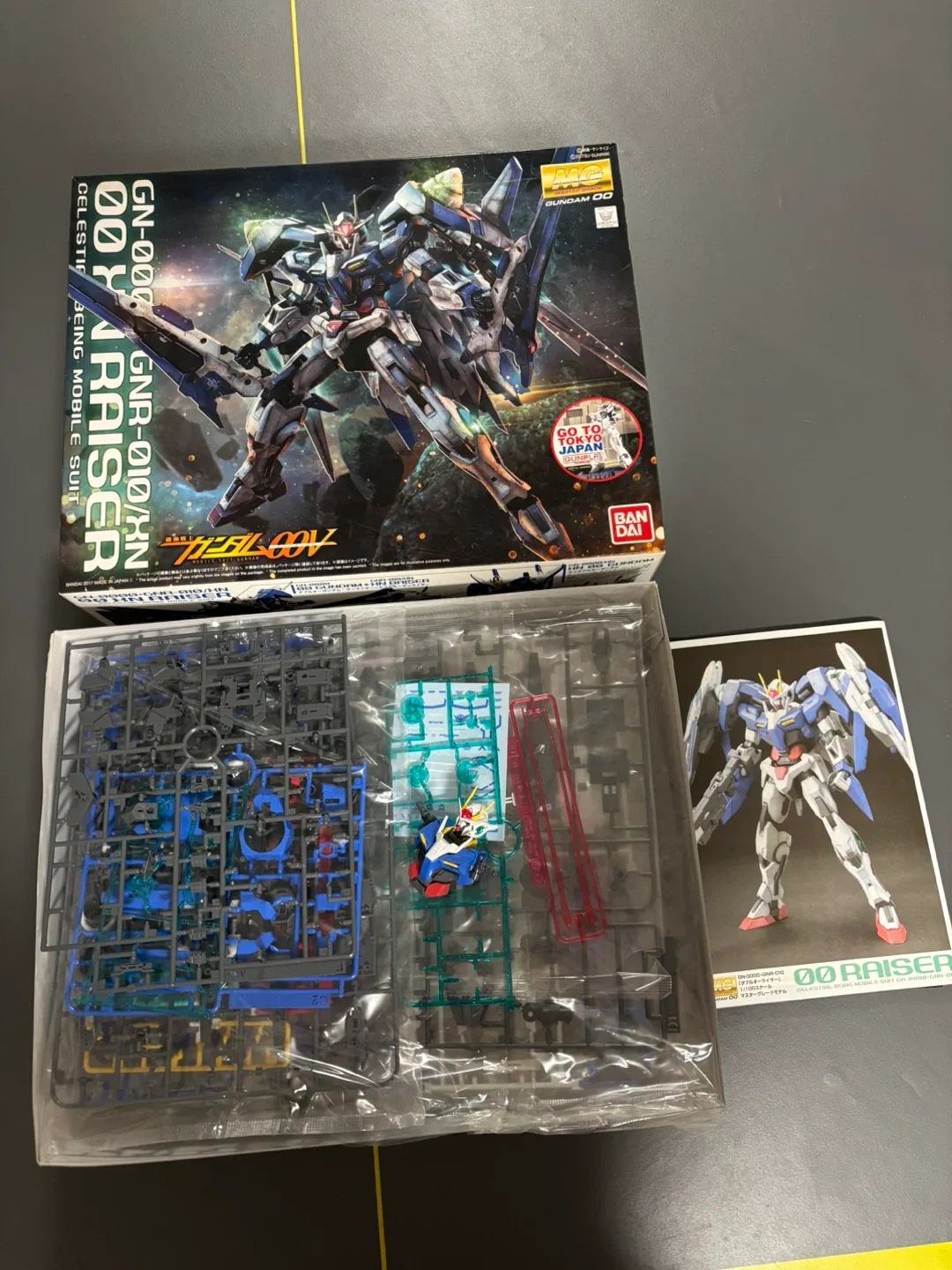 Bandai MG 1/100 00 XN Raiser Gundam Model Kit image indicator(4)
