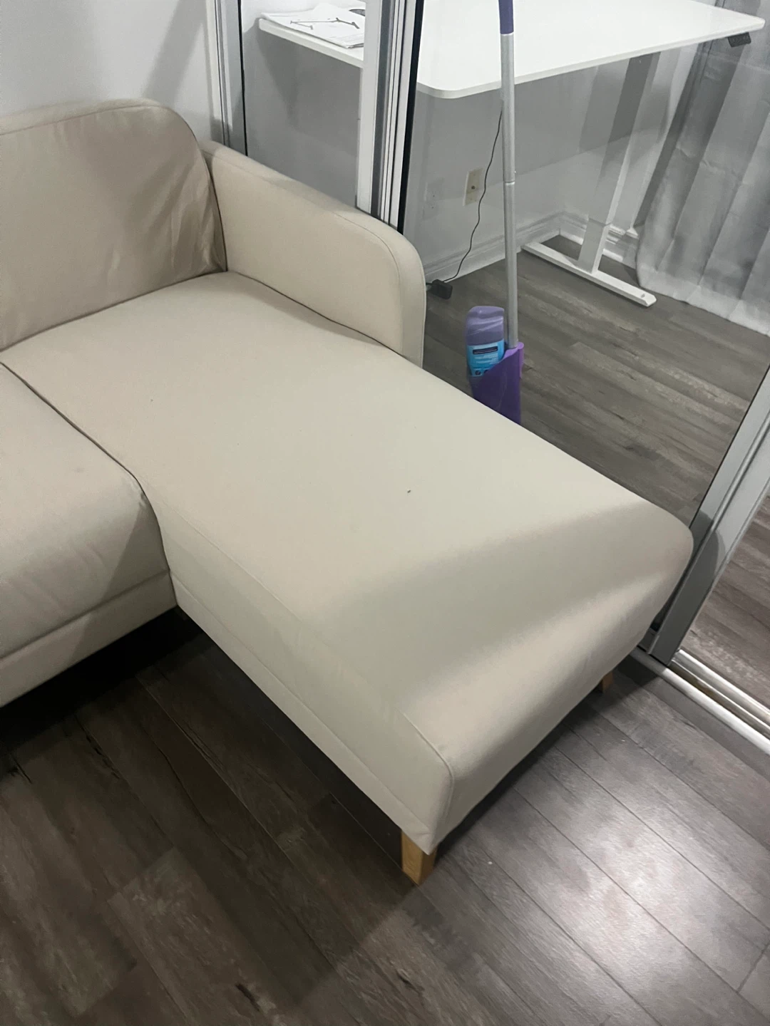 Ikea Cream-coloured Sectional Sofa - photo 4