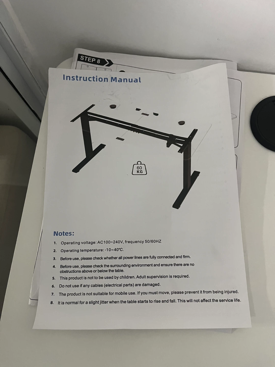 White Standing Desk - photo 4