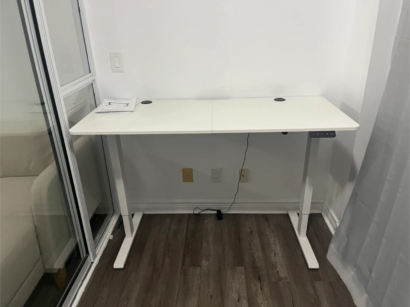 White Standing Desk - photo 2