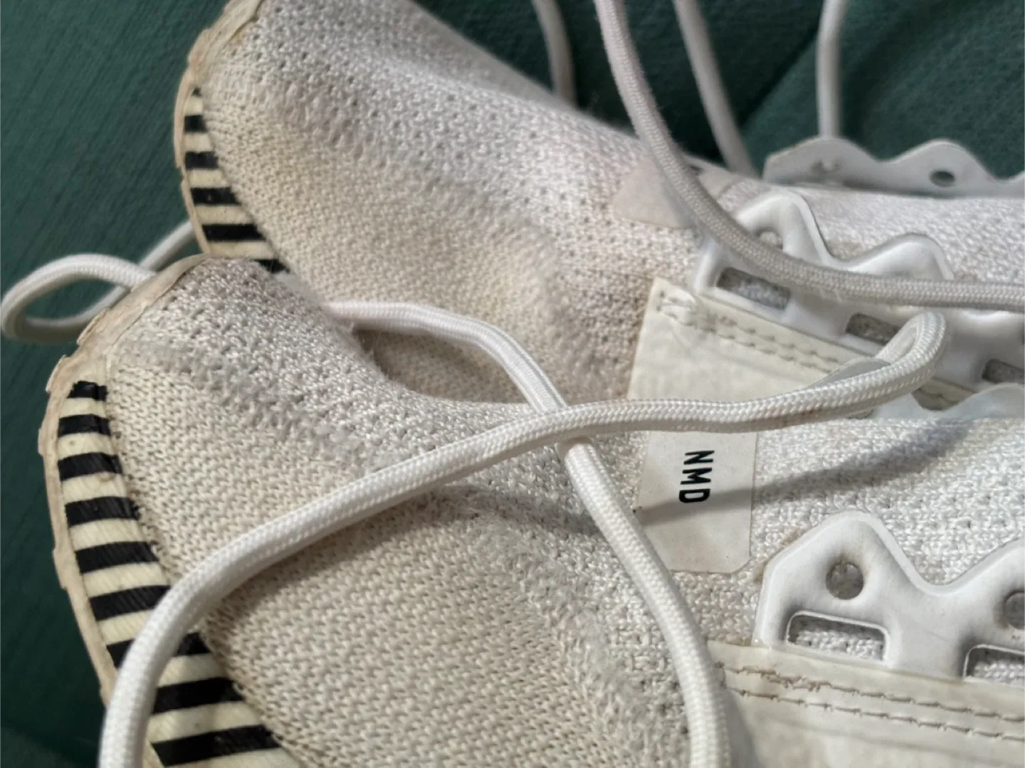 Adidas NMD Human Race White Shoes US 8 image indicator(4)