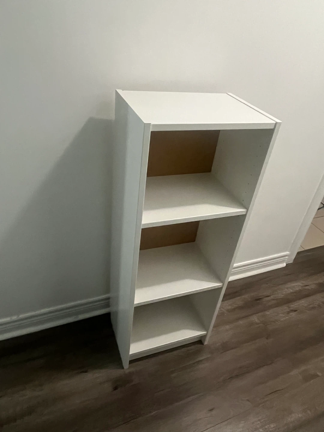 Ikea White 3-Shelf Bookcase - photo 2